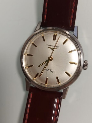 Longines Sport Chief men's wind-up watch, steel, 34.5mm, 1959