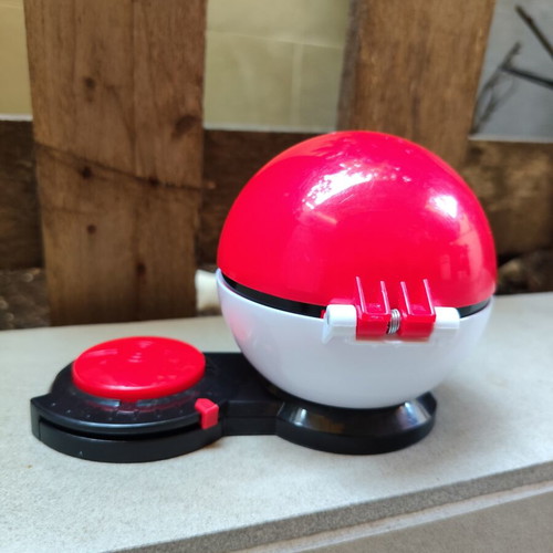 Pokémon Surprise Attack Game launch base with Poké Ball used