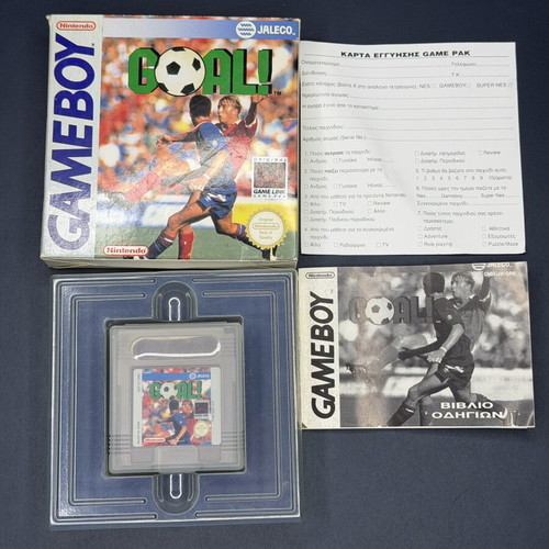 Goal! Jaleco Game Boy game complete in box, like new