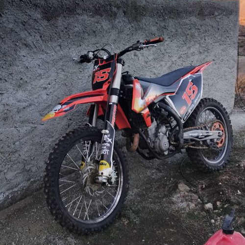 KTM SXF 350cc 4T motocross bike