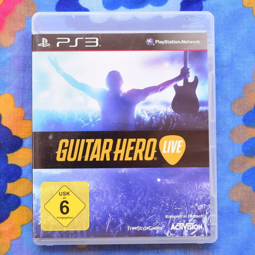 Guitar Hero Live PS3 game used, rhythm music
