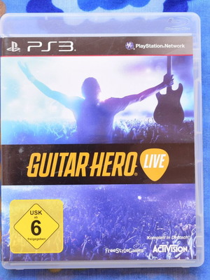 Guitar Hero Live PS3 game used, rhythm music