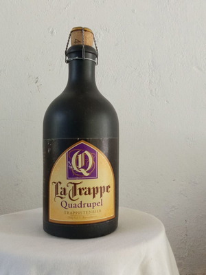 La Trappe Quadrupel Belgian beer bottle collectible