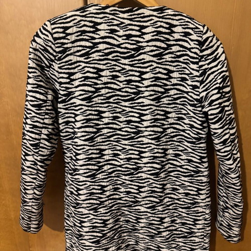 Vero Moda zebra print coat like new