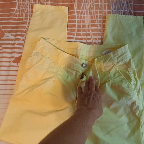 Cotton pants small, yellow