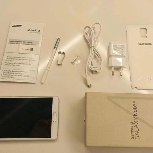 Samsung Galaxy Note 4 Snapdragon white like new