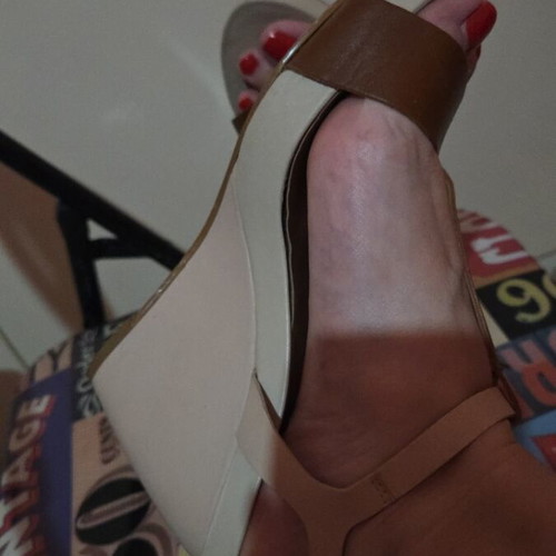 Dune London platforms size 39 used with minor repair needed