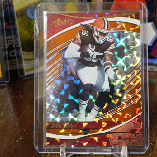 2025 Panini Absolute David Njoku Orange Mosaic card new