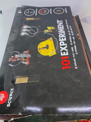 Physics experiments kit used, kids