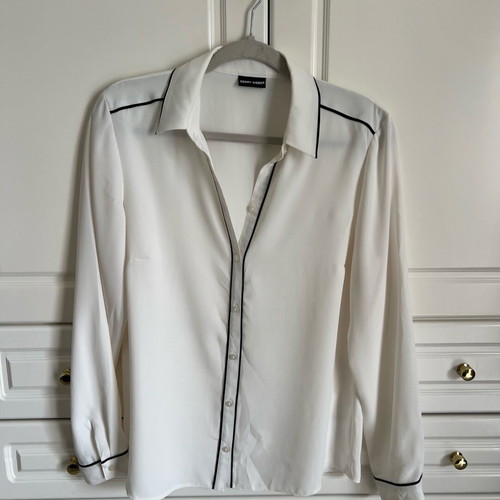 Gerry Weber classic shirt like new, black and white, size L