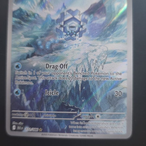 Cryogonal BLK 111 Pokemon card