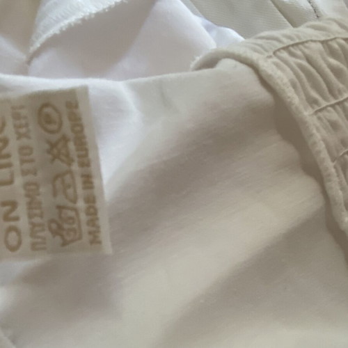 On Line mini dress size M luxury white, like new