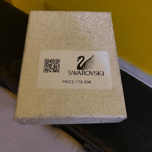 Swarovski jewelry set new, white and silver