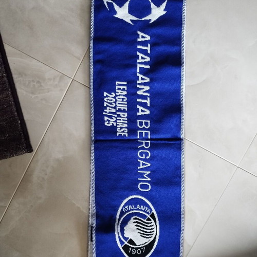 Champions League Atalanta Barcelona scarf new 2024-25