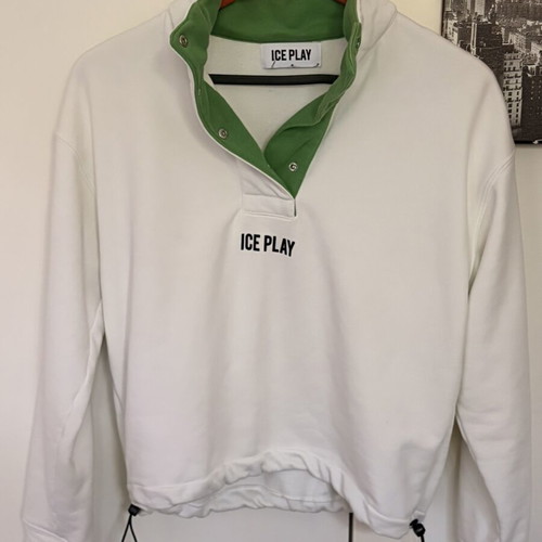 Ice Play tracksuit set like new, size S-M, cream with green accents