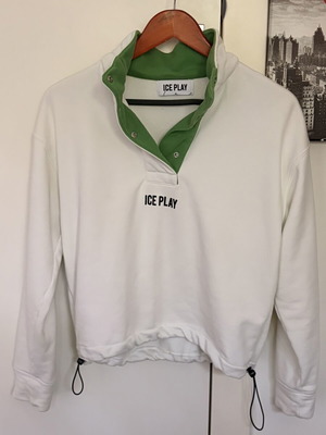 Ice Play tracksuit set like new, size S-M, cream with green accents