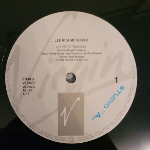 Les Ritas Mitsuko vinyl used, Les petit train