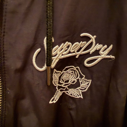 Superdry jacket black, like new, size S