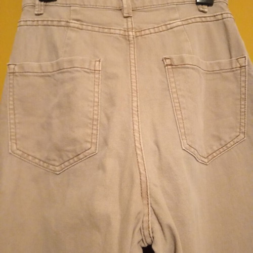 Bershka Wide Leg Pants beige size EUR 36 like new