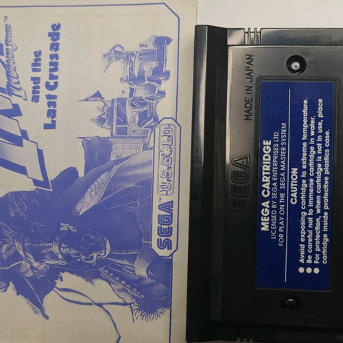 Indy Indiana Jones and the Last Crusade Sega Master System used