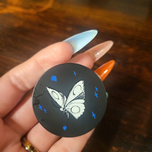 Sheglam x Corpse Bride liquid eyeshadow blue-quet like new