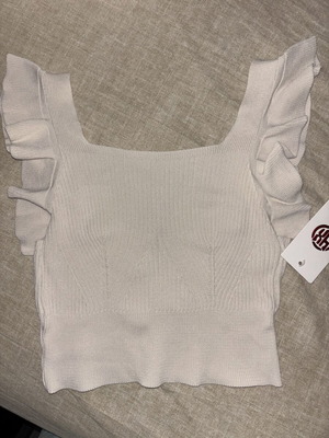 Lavagals crop top new, beige, one size