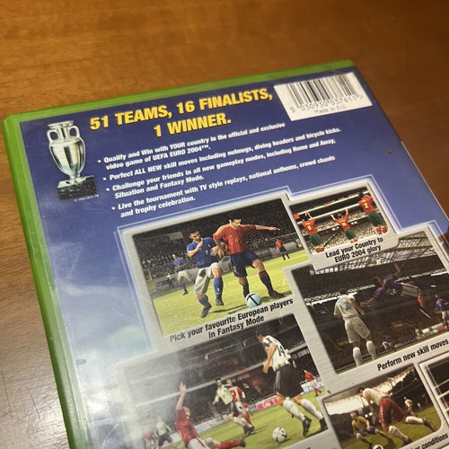 Xbox Original UEFA Euro 2004 Portugal παιχνίδι σαν καινούργιο, πλήρες με manual