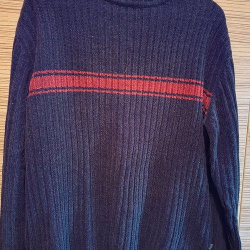 Street Boys wool pullover Large like new, black and blue
