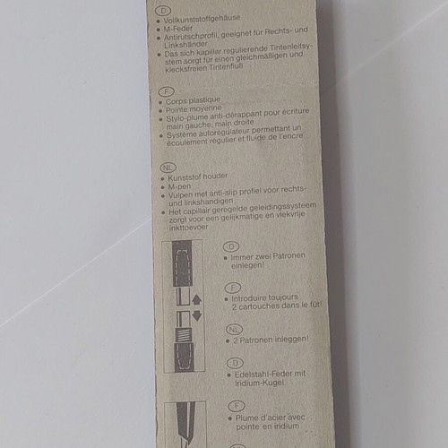 Herlitz City Color fountain pen from West Germany new, set of 2