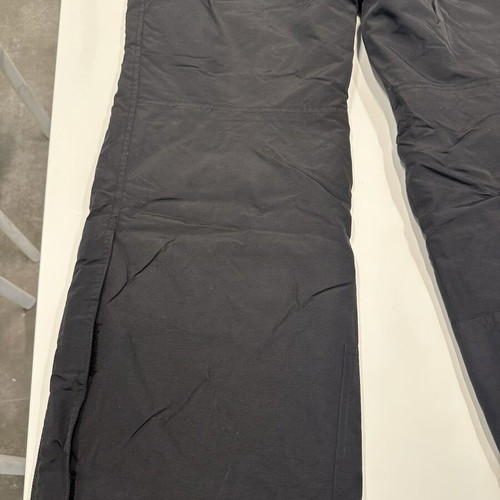 Etirel unisex ski pants, black, size Large, zipper pocket