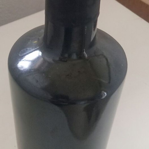Oil bottle 500ml like new, dark green pharmaceutical glass