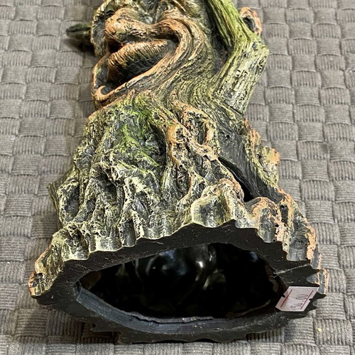 Decorative Aquarium Tree with Face and Flowers new