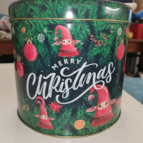 Metal box large like new with lid