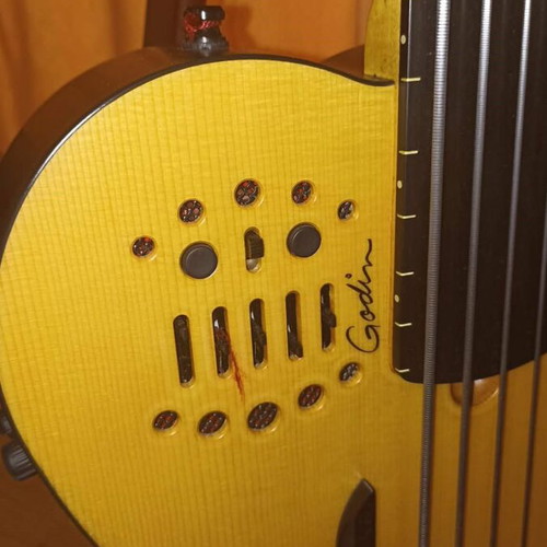 Godin A5 Bass Ultra Fretless Natural like new
