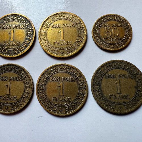 France Bon pour 1921,22,23,26 used, all together