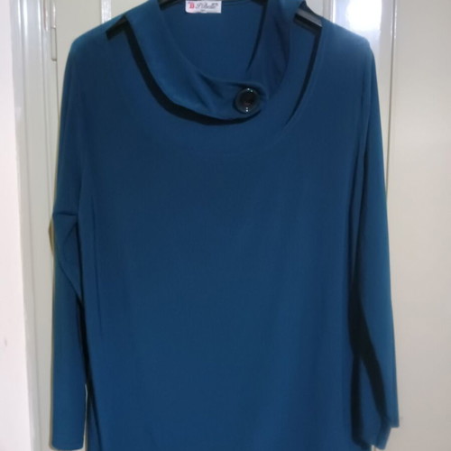 Long-sleeve blouse Medium J Bella petrol like new