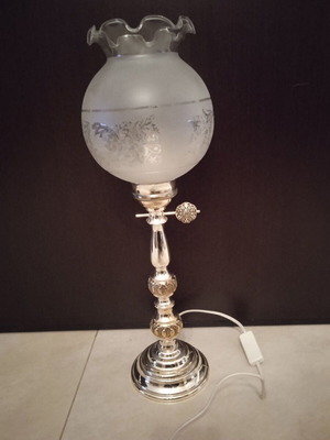 Silver-plated lamp new