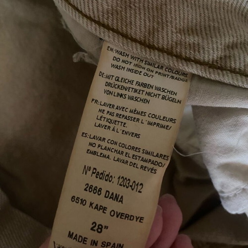 Lois jeans used, beige boyfriend style, size M