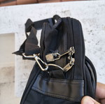 Diplomat shoulder bag like new, black, durable nylon