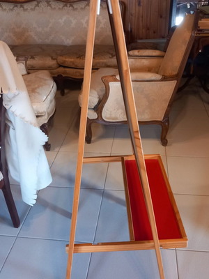 Ikea MÅLA Easel like new with wooden frame and double-sided board
