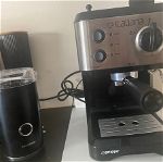 Ημιαυτόματη Μηχανή καφέ Espresso Gruppe Italiano και μύλος κόκκων καφέ