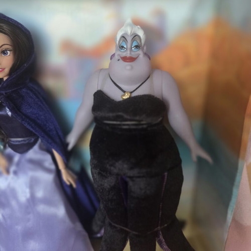 Disney Store The Little Mermaid dolls Eric, Vanessa, Ursula & Max