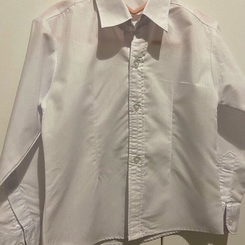 Children's white shirt new for 5-6 years unisex
