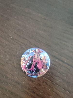 Action collectible pin from the 90s like new