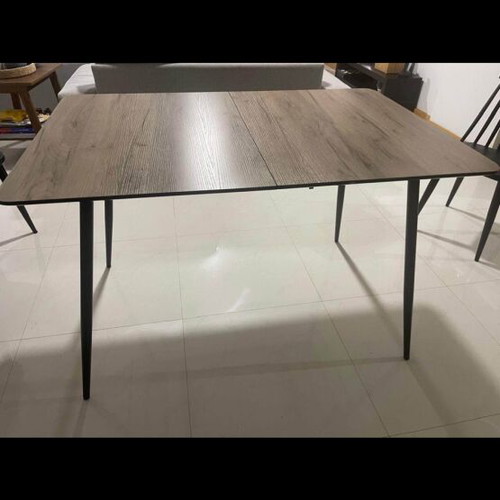 Extendable dining table like new, M120/160 x W80 x H76 cm, brown