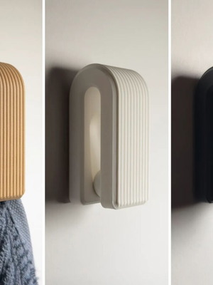 3D Εκτυπωμένο Αυτοασφαλιζόμενο Κρεμαστράκι Gravity, ραβδωτό σχέδιο
