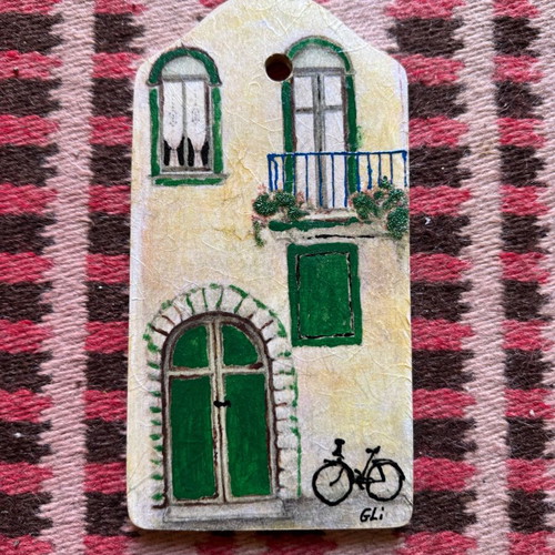 Decoupage frame new handmade with painting