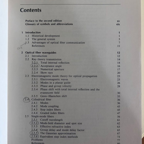 Optical Fiber Communications Principles and Practice Second Edition like new