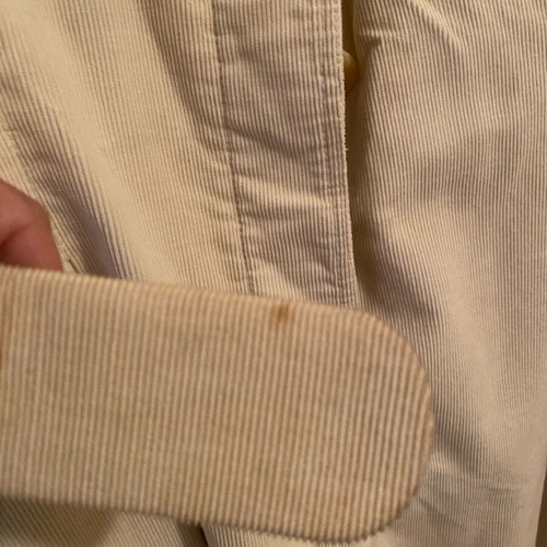 Trussardi corduroy salopette like new, beige