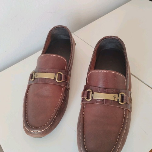 Cole Haan Men's Leather Loafers Size 42.5 Brown Like New